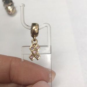 Breast cancer Pandora charm